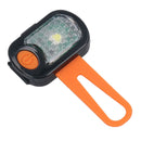 Orange Flashing Safety Waterproof Rectangle USB Blinker Light Night Dog Walk