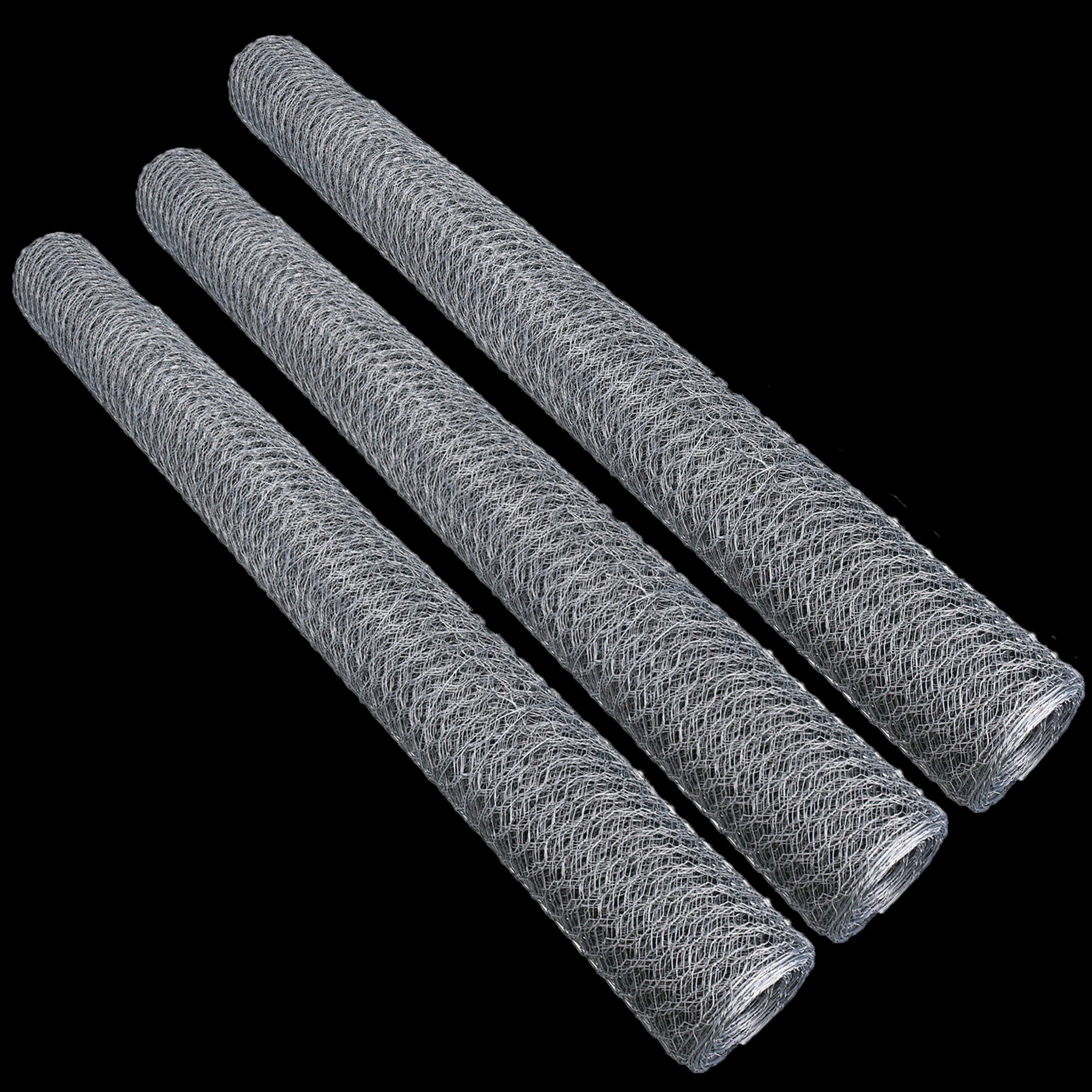 Galvanised Wire Chicken Mesh Fencing Cages Fence Pens 10m x 0.9m 13mm Hex