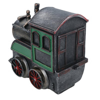 Train Bookends Ornament Cast Iron Book Ends Stand Holder Railway Locomotive