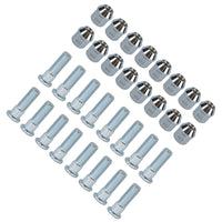 Pack of 16 M12 x 1.5 Wheel Studs And Nuts For 100mm PCD Trailer Hubs