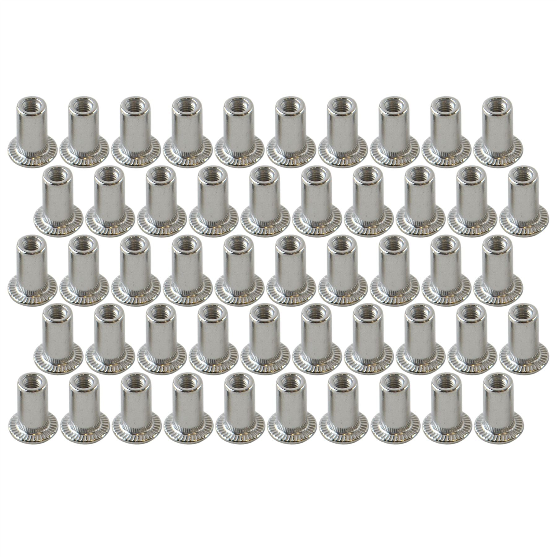 Écrous à riveter en aluminium de 3 mm, écrous à riveter, inserts filetés, écrou borgne, 50 pièces