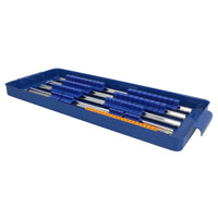 110pc Socket Set Rail / Rack Tray Clips Tool Box Storage 1/4 / 3/8" and 1/2"