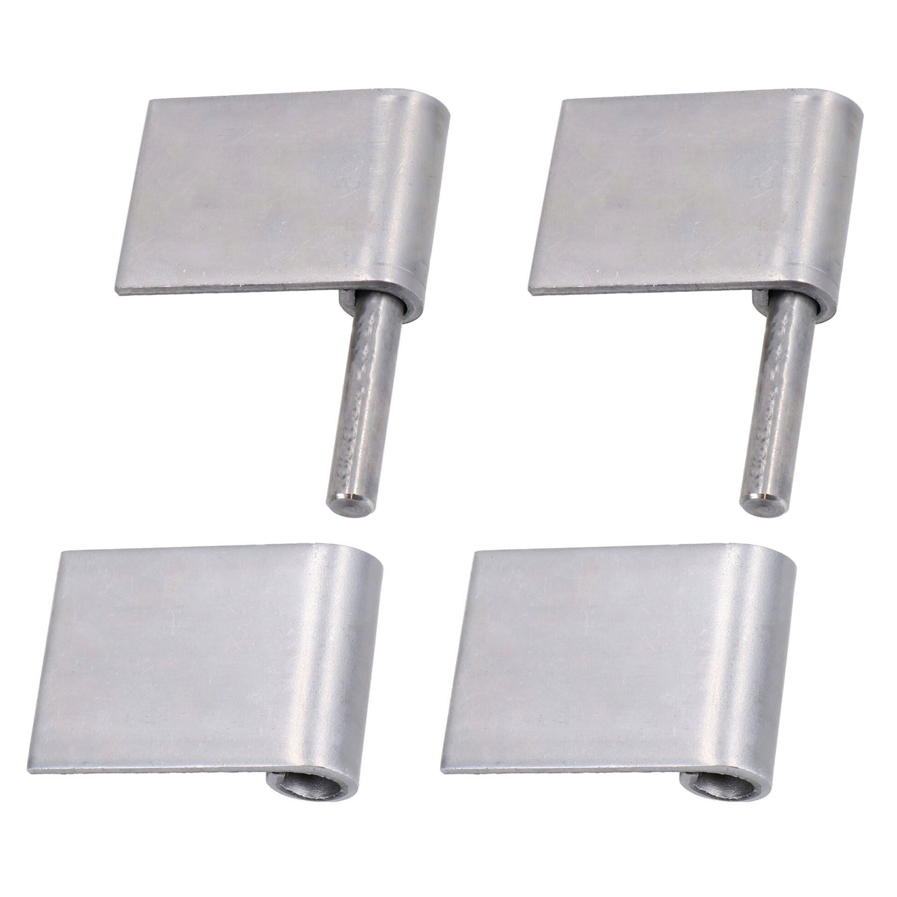 Lot de 2 charnières à battant relevables en acier pour gaucher 50 x 80 mm Charnière de porte robuste