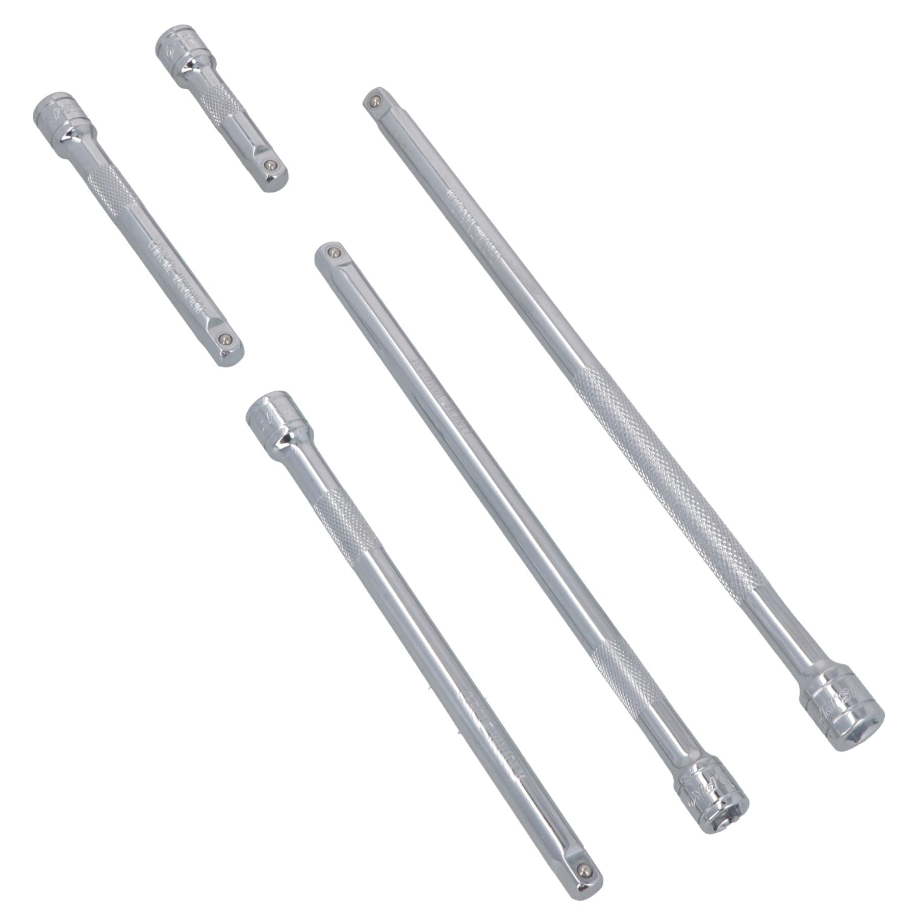 Jeu de 6 rallonges pour douilles droites à entraînement 3/8" 38 mm - 300 mm