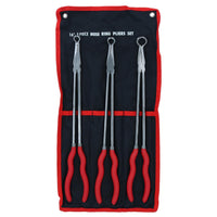 16" Schlauchringzange mit großer Reichweite für Schlauchschellen 8 mm, 10 mm und 12 mm, 3-teiliges Set