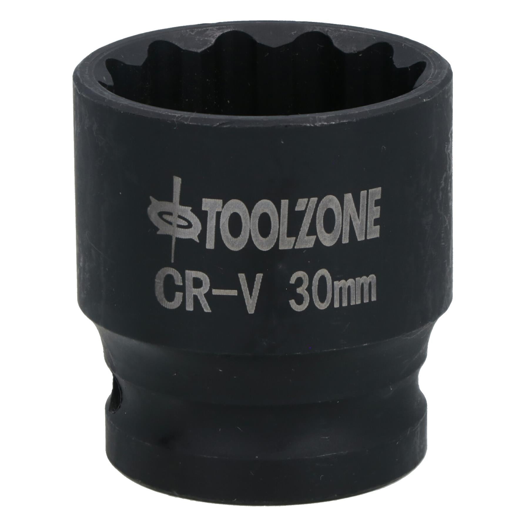 30mm 1/2in. Drive Shallow Metric Impact Impacted Socket 12 Sided Bi-hex