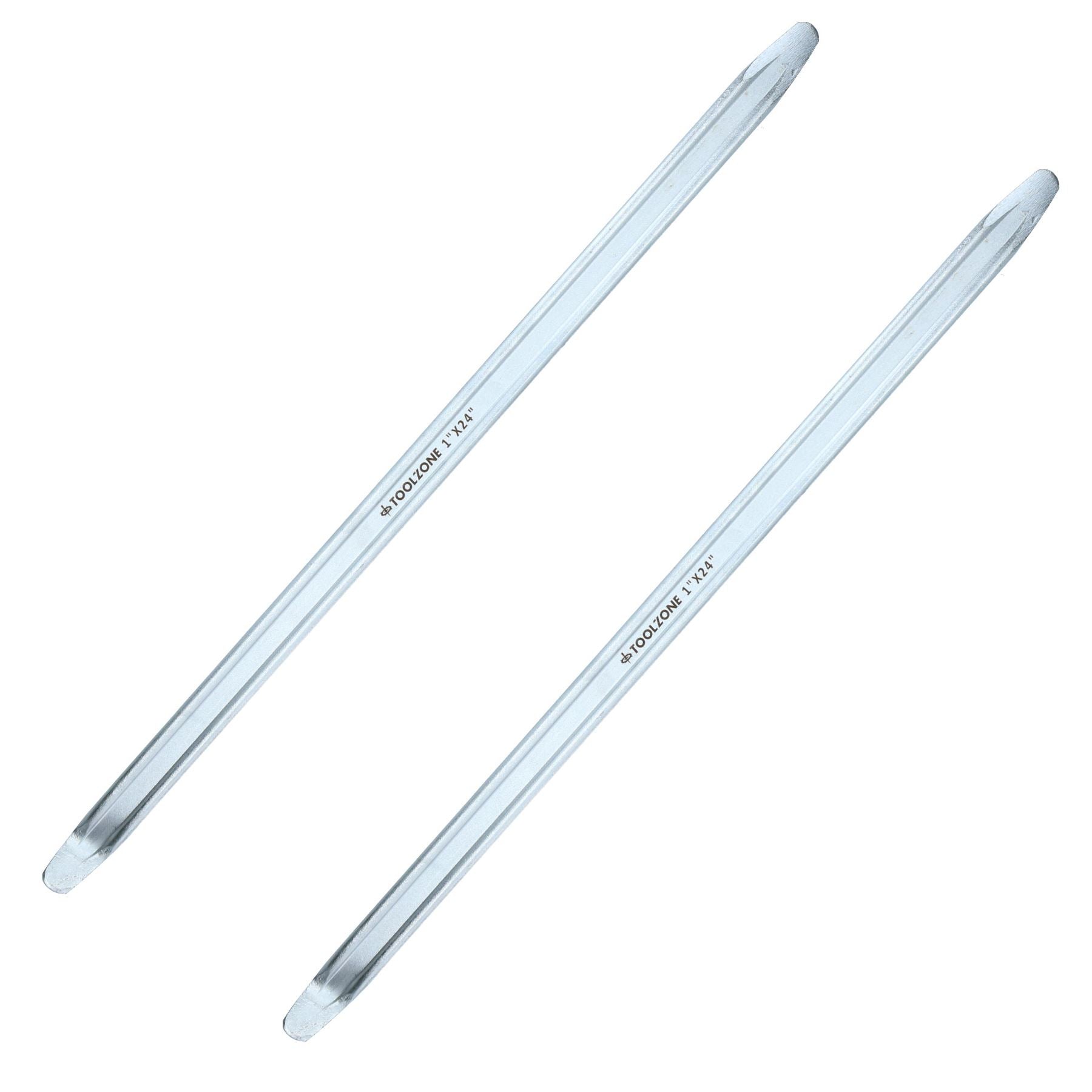24" Long Tyre Lever Pry Bar Remover Removal Tool For Bikes Cars Vans 2pc