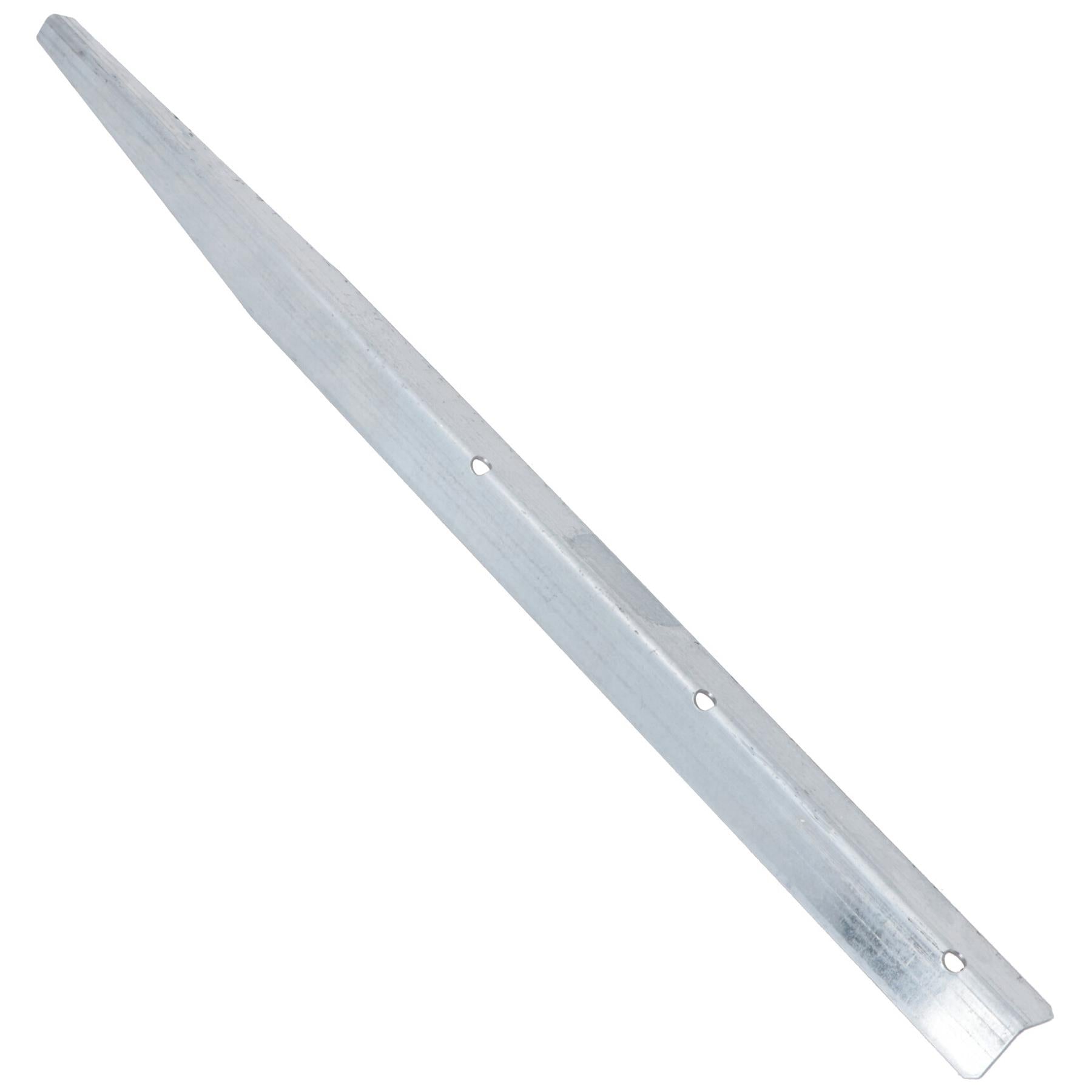 Galvanised Log Roll Pin 450mm Wooden Border Edging Garden Lawn Yard