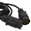 Anhängerlicht-Elektrik, 3,5 m, Verlängerungskabel, Stecker auf Stecker, 7-poliger Stecker