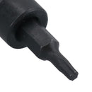 Torx Star Impact flache, kurze Bit-Steckschlüssel T10–T60, einzeln, 3/8 Zoll Dr.