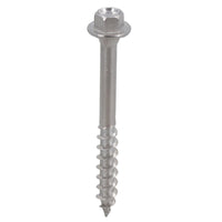 63mm Timber Wood Screws For Railway Sleepers Hex Head Stainless Steel 30pc