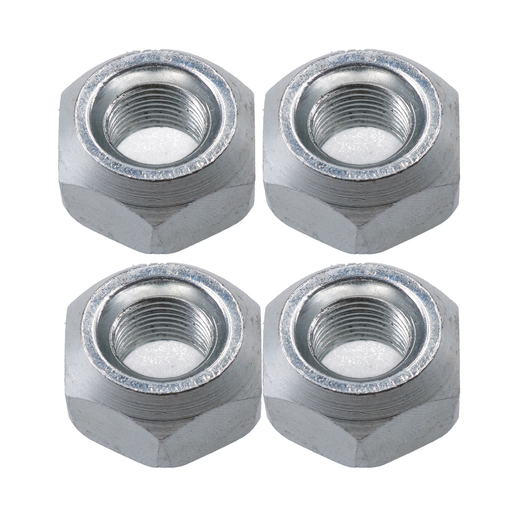 Lot de 4 écrous coniques de roue de remorque M10 pour moyeux de suspension filetage M10x1,25