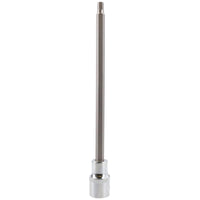 6mm Hex Allen Key Long Bit Internal Socket Metric 1/2" Drive 200mm Length Cr-V