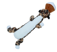 Dog Puppy Play Time Gift Soft Plush Safari Leopard Toy With Squeak 53x13x7cm