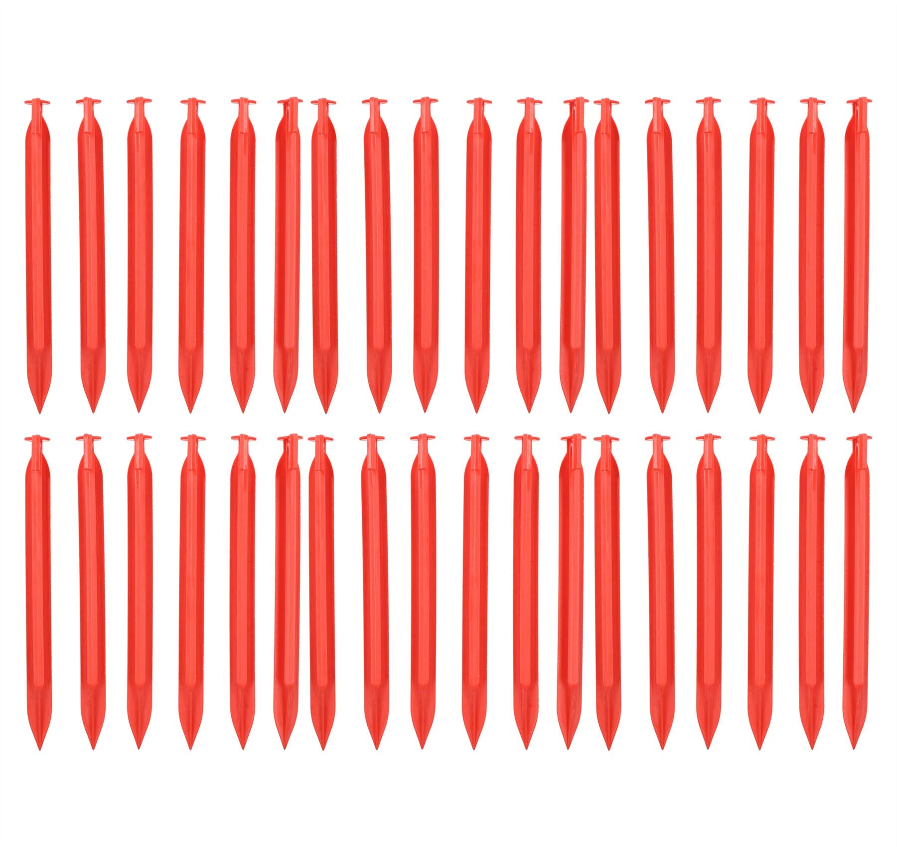 36pc Heavy Duty Kunststoff Zelt Markisen Festzelte Pegs für Camping 220mm lang