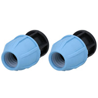 20mm MDPE End Stop Water Pipe Cap Shut-Off Compression Fitting Coupling