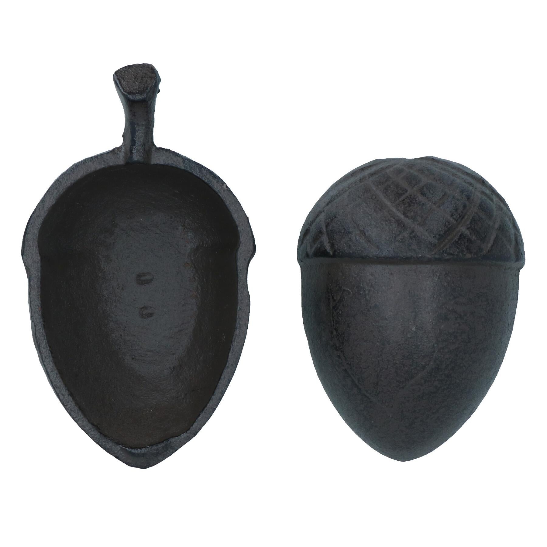 Acorn Key Holder Box Cast Iron Garden Yard Storage Box Hidden House Home