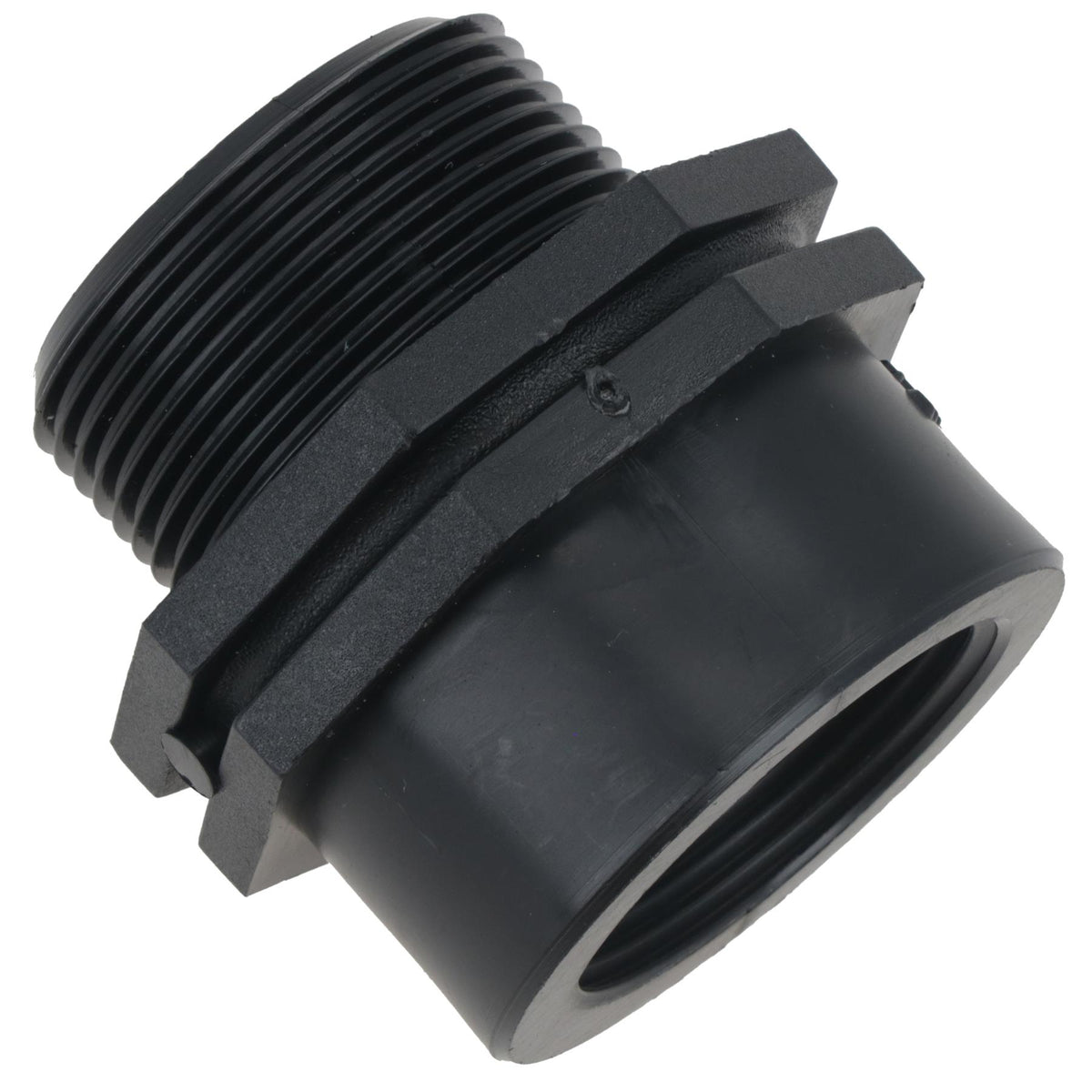 Polypropylene PP Threaded Reducing Socket Male – Female 1-1/2in – 1-1/4in BSP