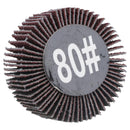 50mm 80 Grit Abrasive Flap Wheel Discs Sanding Rust Removal 6mm Shank