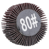 50mm 80 Grit Abrasive Flap Wheel Discs Sanding Rust Removal 6mm Shank