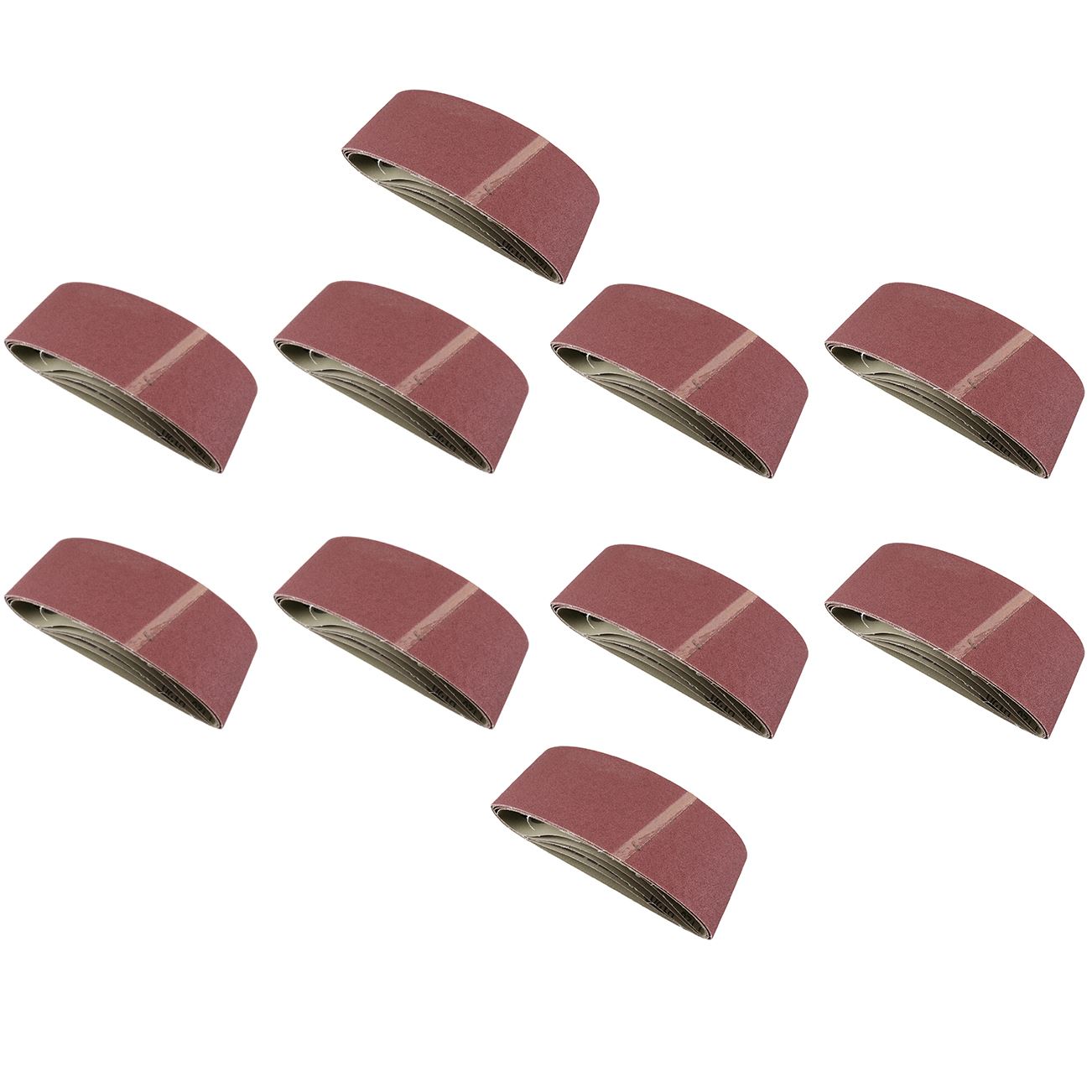 457mm x 75mm 120 Grit Extra Fine Sander Sanding Belts Abrasive Discs 50pk