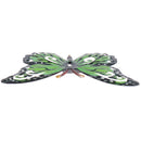 Set of 4 Green Small Metal Butterflies Garden/Home Wall Art Ornament