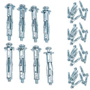 Heavy Duty Metal Plasterboard Cavity Hollow Wall Anchors With Screws 38mm