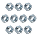 M4 / 4mm Hex Full Nut Fastener Hexagonal Metric Nuts Grade 8 Zinc Plated