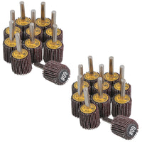 25mm 60 Grit Abrasive Flap Wheel Discs Sanding Rust Removal 6mm Shank