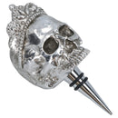 Skull Tiara Gothic Wine Bottle Stopper Topper Bung Cork Champagne Prosecco