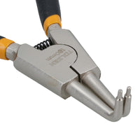 Individual Circlip Plier External Bent 7" / 180mm with dipped handle