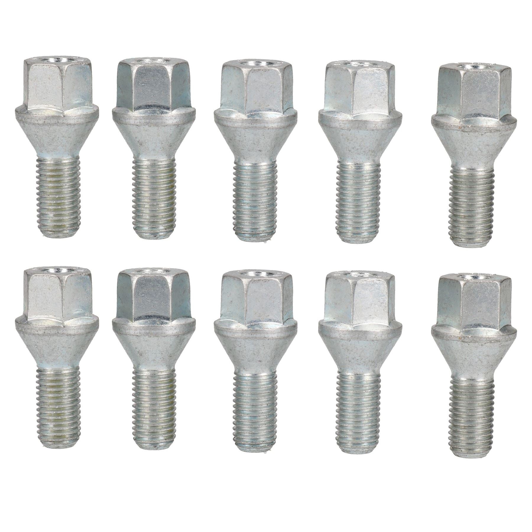 M12 x 1.5 Replacement Wheel Bolts Conical for Trailer Hubs Hub Pack of 10