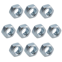 M5 5mm Hex Full Nut Fastener Hexagonal Metric Nuts Grade 8 Zinc Plated