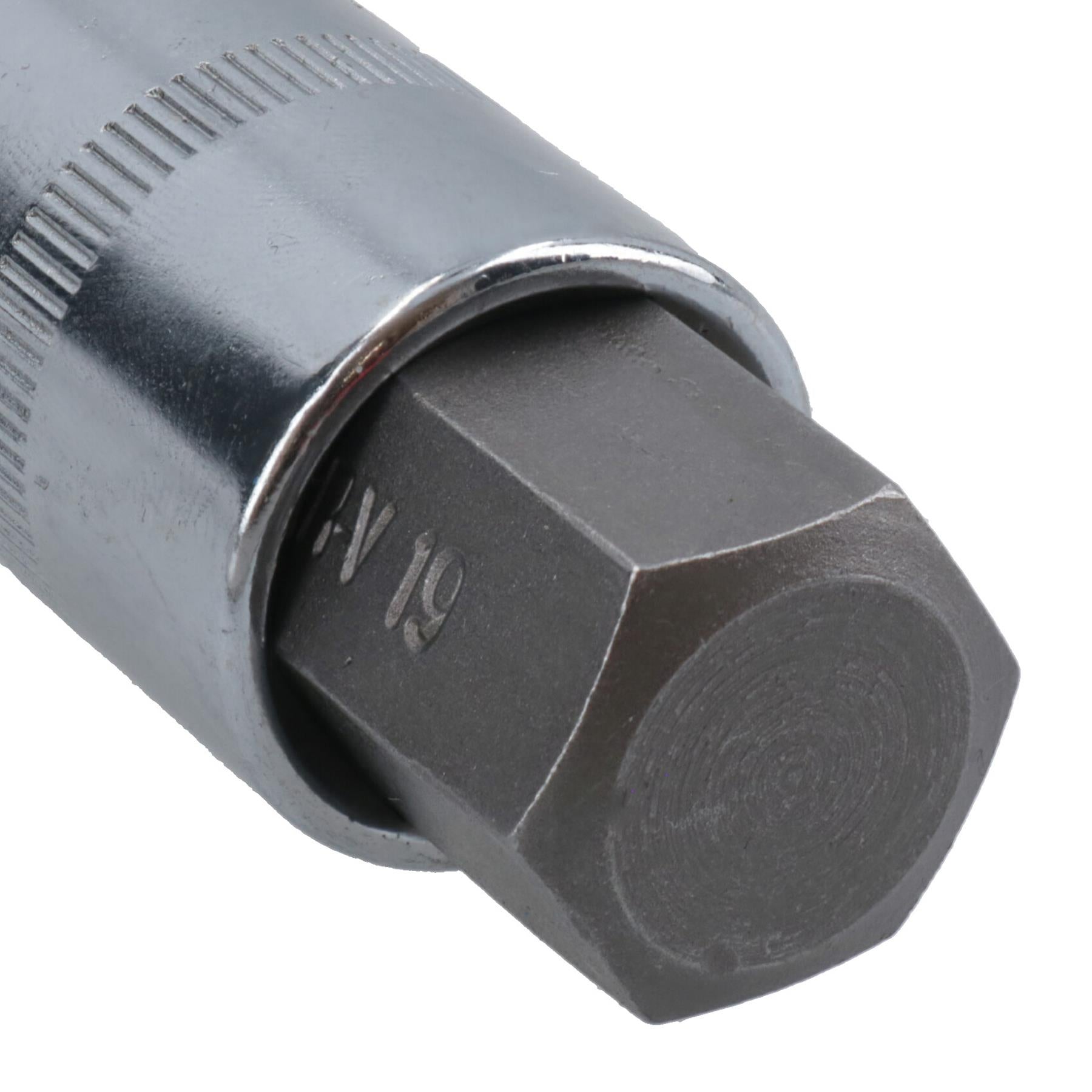 Douilles Allen hexagonales peu profondes et profondes de 1/2 po, tailles métriques 4 mm - 19 mm, 18 pièces