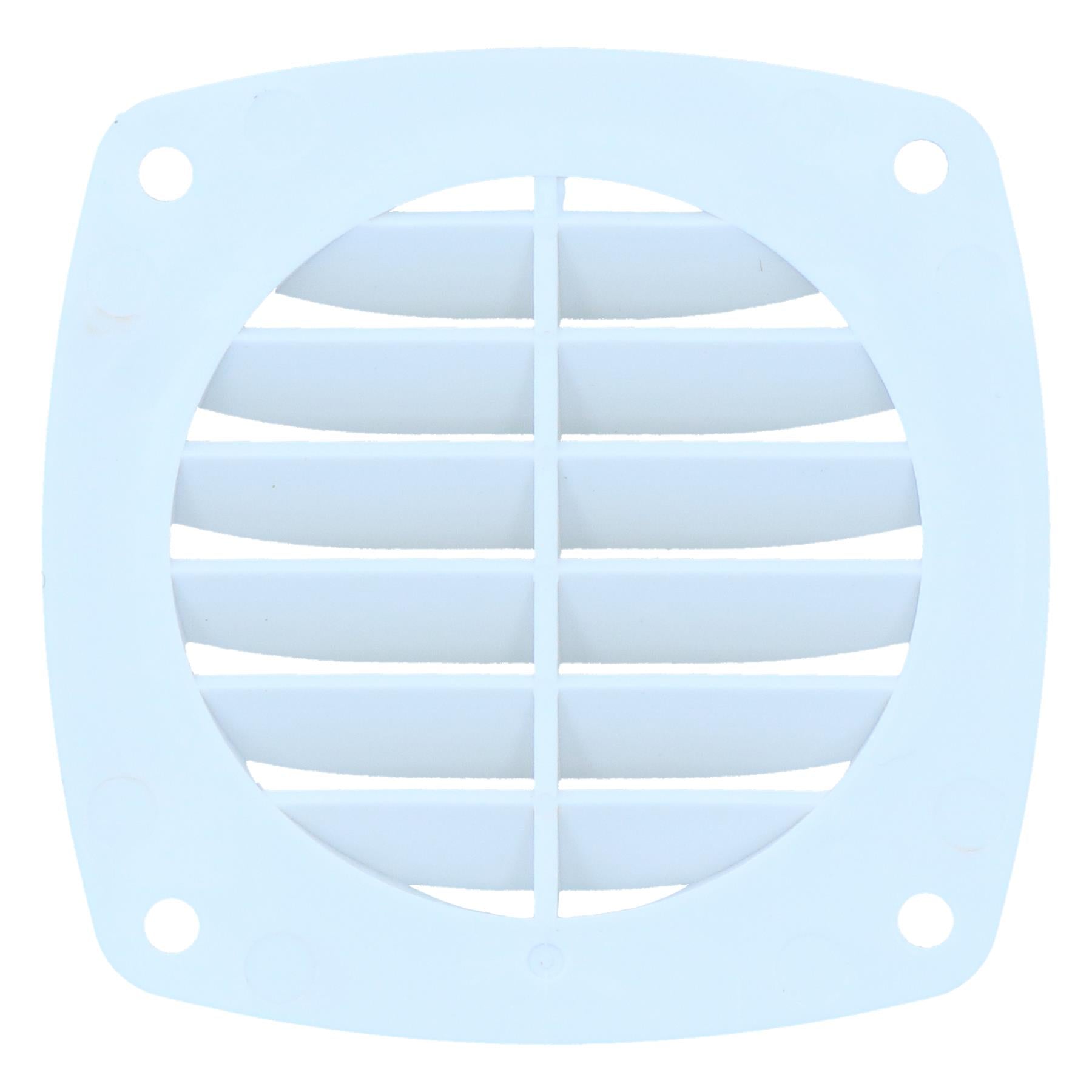 Louvre Air Vent High Grade Ventilator Grill 82x82mm Boot Caravan Wohnmobil