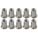 8mm Alu Nut Serts Riveting Nuts Rivet Nut Threaded Inserts Blindnut Rivnut 10 PC