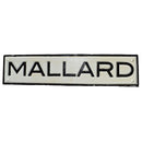 Mallard Eisenbahn Zug Gusseisen Schild Plakette Tür Wand Haus Zaun Tor Garage