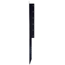 Garden Triple Sleeper Corner Support Stake Spike Fastener Brown 930mm