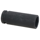 BERGEN AT021 Schlagschrauber-Steckschlüsseleinsatz, metrisch, 1/2 Zoll Antrieb, doppelt tief, Einzelsechskant, 21 mm