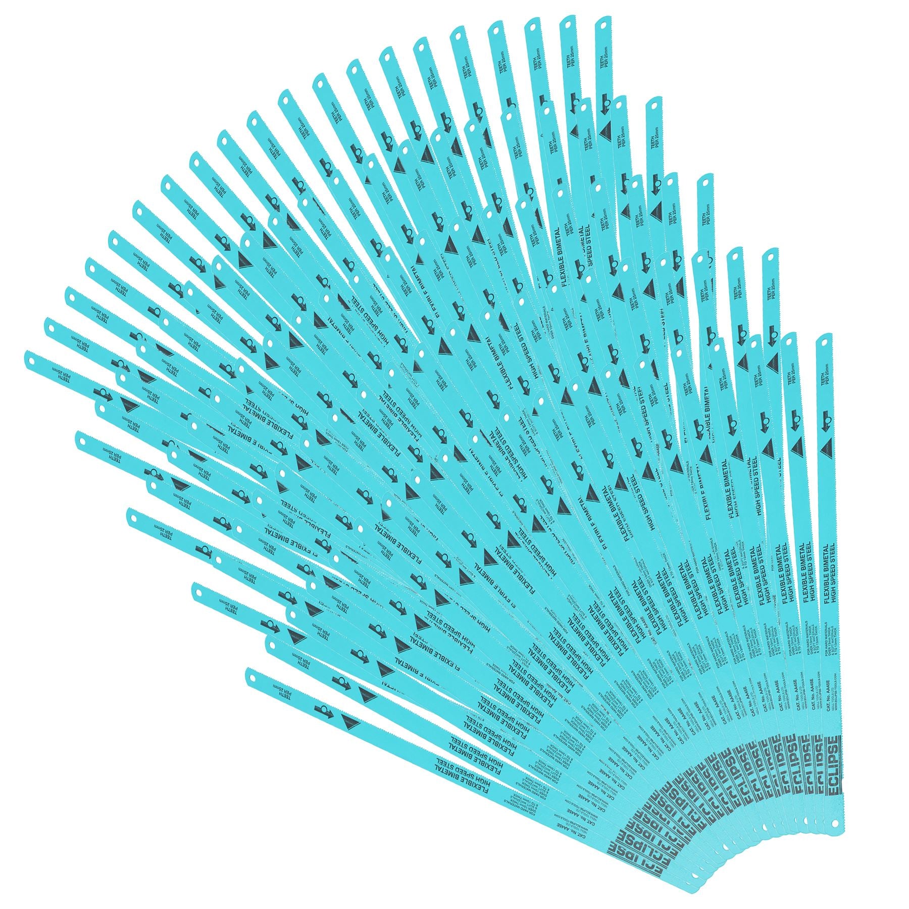 12” (300mm) Eclipse Hacksaw Blades 18 TPI Flexible Shatterproof Blade
