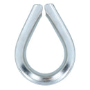 Rope Splice Thimble for 22mm Rope & Wire Spliced Boat Thimbles 316 Marine A4