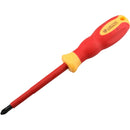 Pozi PZ2 x 100mm VDE Insulated Electrical Screwdriver With Soft Grip