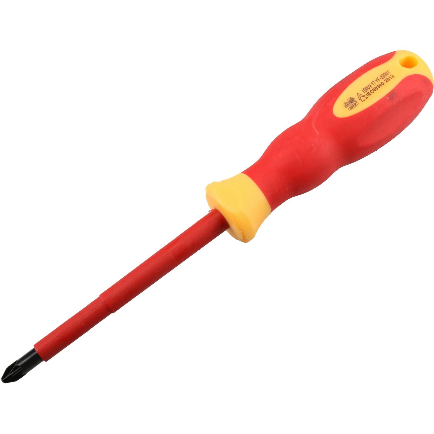 Pozi PZ2 x 100mm VDE Insulated Electrical Screwdriver With Soft Grip