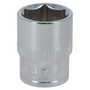 17mm 3/8" Drive Shallow Metric Socket Single Hex / 6 sided Bergen