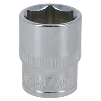 17mm 3/8" Drive Shallow Metric Socket Single Hex / 6 sided Bergen