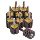 25mm 80 Grit Abrasive Flap Wheel Discs Sanding Rust Removal 6mm Shank