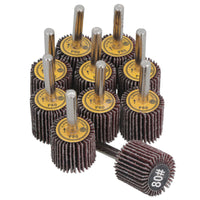 25mm 80 Grit Abrasive Flap Wheel Discs Sanding Rust Removal 6mm Shank