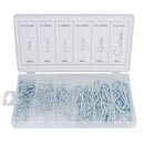 R Clips Hair Pin Hitch Lynch Cotter Assortment Kit 150pc AST07