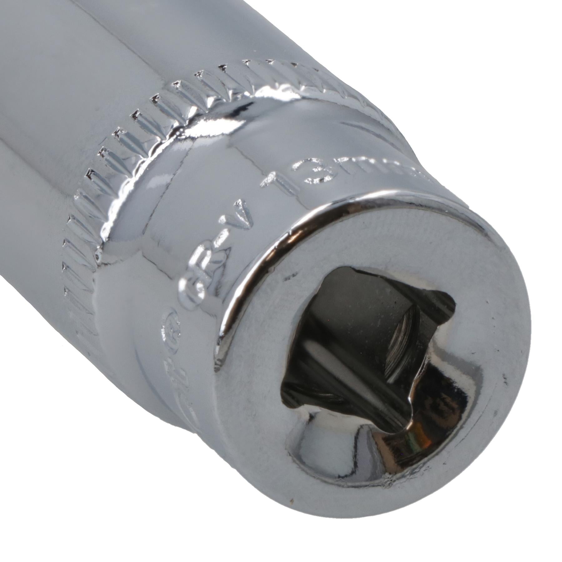 Professioneller Steckschlüsselsatz tief und flach, 1/4"-Antrieb, metrisch, 24-teilig, 4 mm – 13 mm