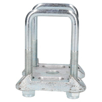 Single Parabolic Leaf Spring Bump Stop And U Bolts And Plates For Ifor Williams